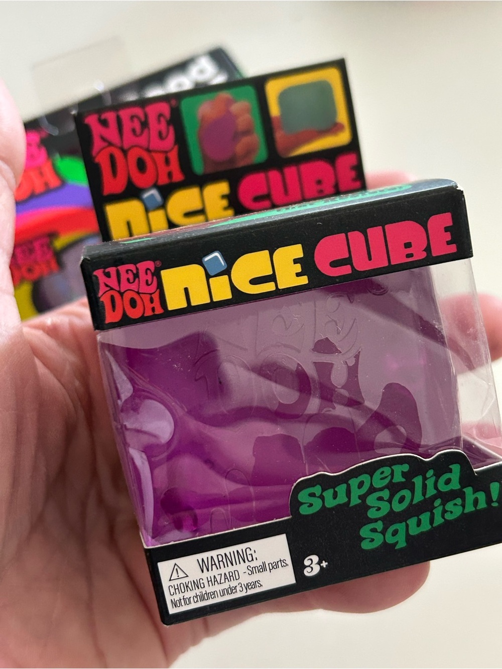 Needoh Nice Cube Purple NWT
